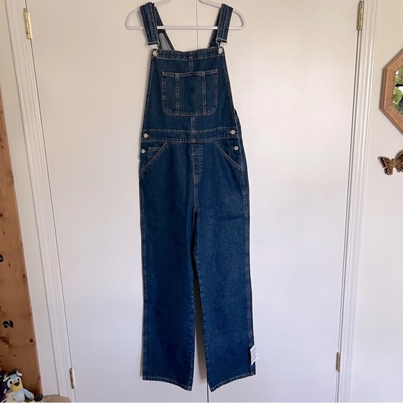 NWOT ASOS Design Baggy Denim Overalls in Dark Wash size 2XS - Picture 12 of 12